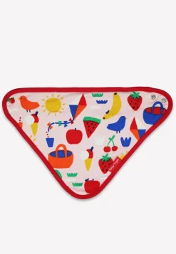 Organic Picnic Print Dribble Bib