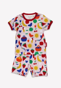 Organic Picnic Print Short Pyjamas