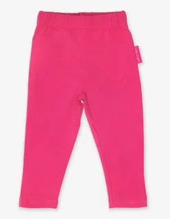 Organic Pink Basic Leggings