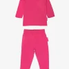 Organic Pink Basic Long-Sleeved T-Shirt & Leggings Bundle