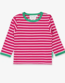 Organic Pink Breton T-Shirt