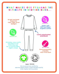 Organic Pink Flower Print Pyjamas