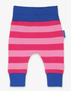 Organic Pink/Pink Stripe Yoga Pants