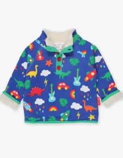 Organic Playtime Mix-Up Print Cosy Fleece Sweatshirt
