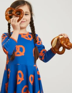 Organic Pretzel Print Skater Dress