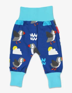 Organic Puffin Print Yoga Pants