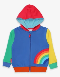 Organic Rainbow Applique Hoodie