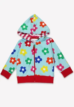 Organic Rainbow Bloom Print Hoodie