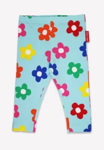 Organic Rainbow Bloom Print Leggings