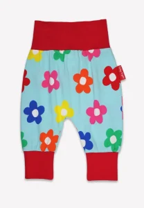 Organic Rainbow Bloom Print Yoga Pants