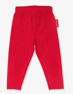 Organic Red Basic Leggings