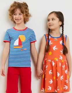 Organic Sailboat Applique T-Shirt