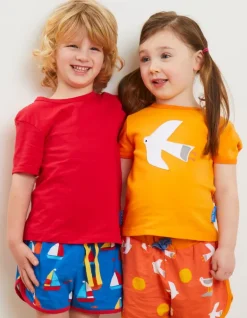 Organic Seagull Print Running Shorts