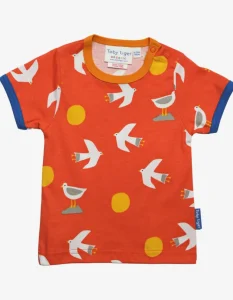 Organic Seagull Print T-Shirt