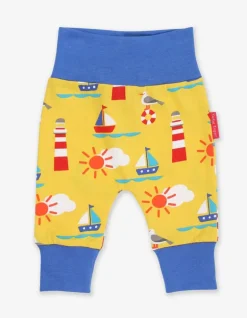 Organic Seaside Print Yoga Pants