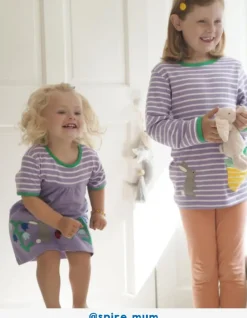 Organic Spring Applique Dress