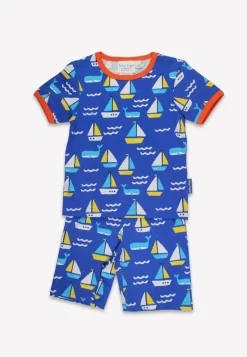 Organic St Ives Print Short Pyjamas