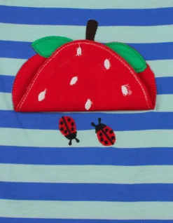 Organic Strawberry Applique T-Shirt
