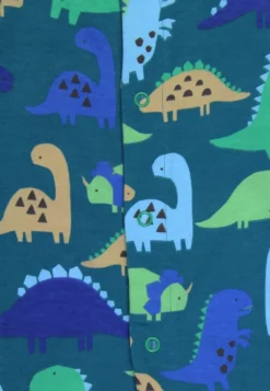 Organic Tonal Dinosaur Print Sleepsuit