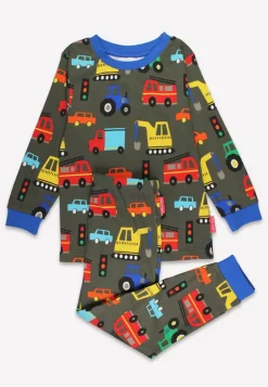 Organic Transport Print Pyjamas