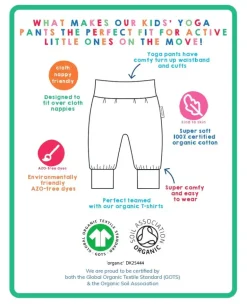 Organic Transport Print Yoga Pants