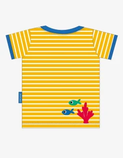 Organic Whale Applique T-Shirt