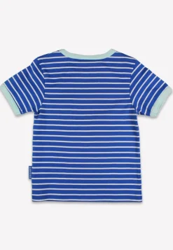 Organic Whale Waves Applique Short Sleeved T-Shirt