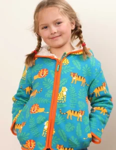 Organic Wild Cats Fleece Hoodie