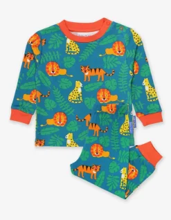 Organic Wild Cats Print Pyjamas