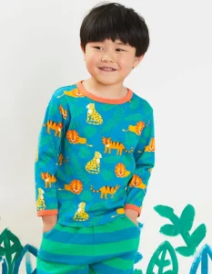 Organic Wild Cats Print T-Shirt