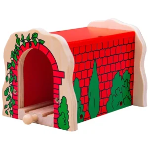 Red Brick Tunnel - Toy Train Accessory