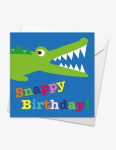 Snappy Croc Birthday Card