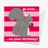 Squirrel Birthday Card