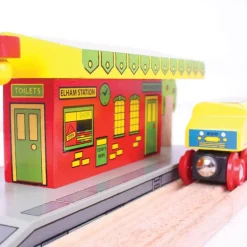 Village Train Station - Wooden Toy