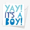 Yay Boy Baby Card