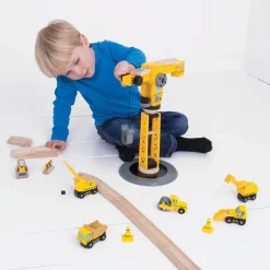 Yellow Crane Construction Set